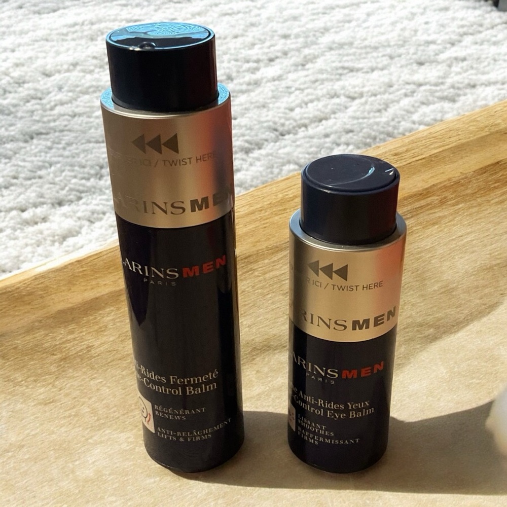 Clarins Men Line - Control Balm Anti-Aging Moisturizer Set 2 Pc.